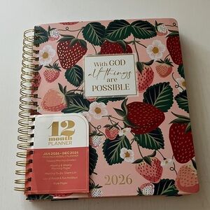 The Creative Expert 12 Month Planner -With God All Things Are Possible (NWT)
